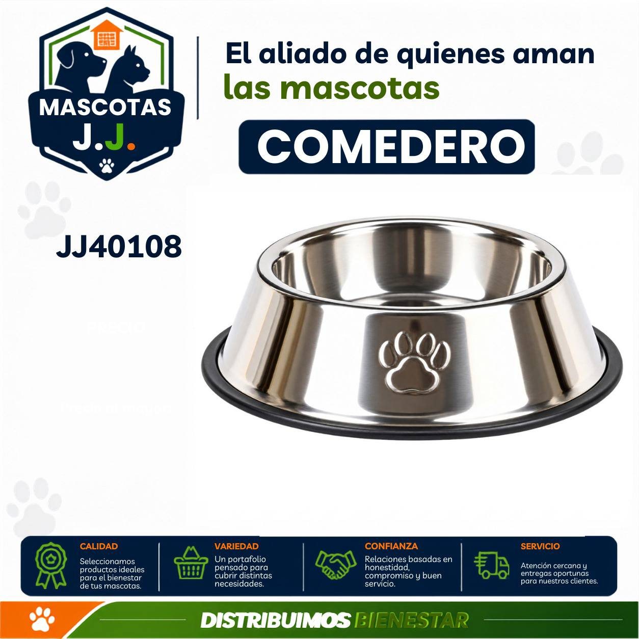 COMEDERO METALICO
