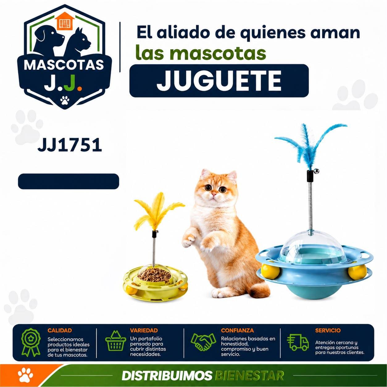 JUGUETE INTERACTIVO PARA GATOS