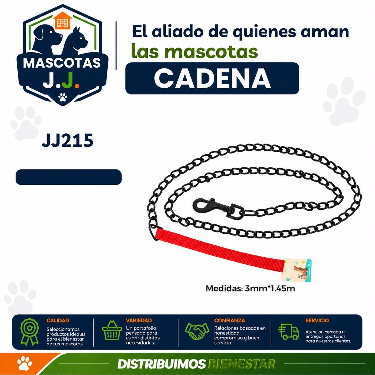 CADENA PARA MASCOTAS