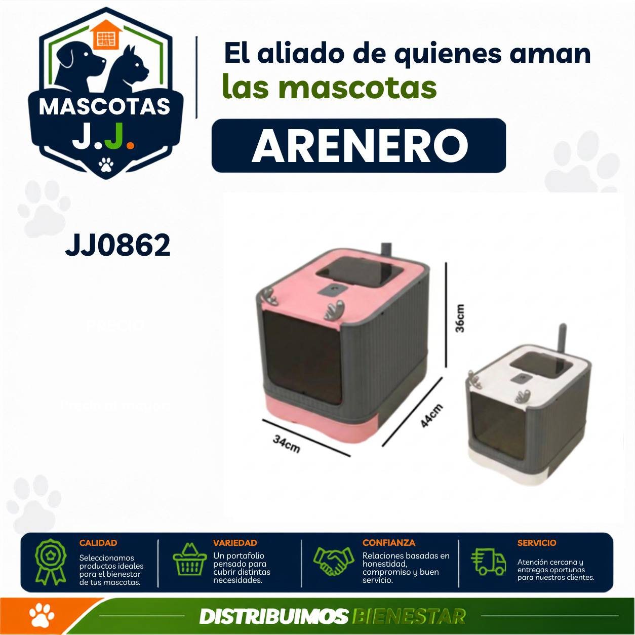 ARENERO PARA GATOS GRANDE