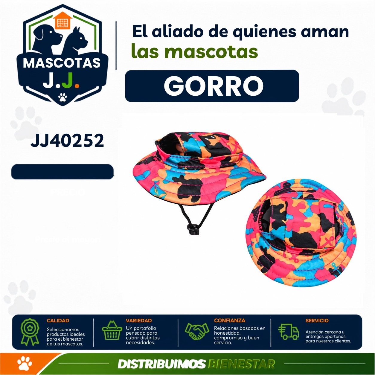 GORRO PARA MASCOTAS